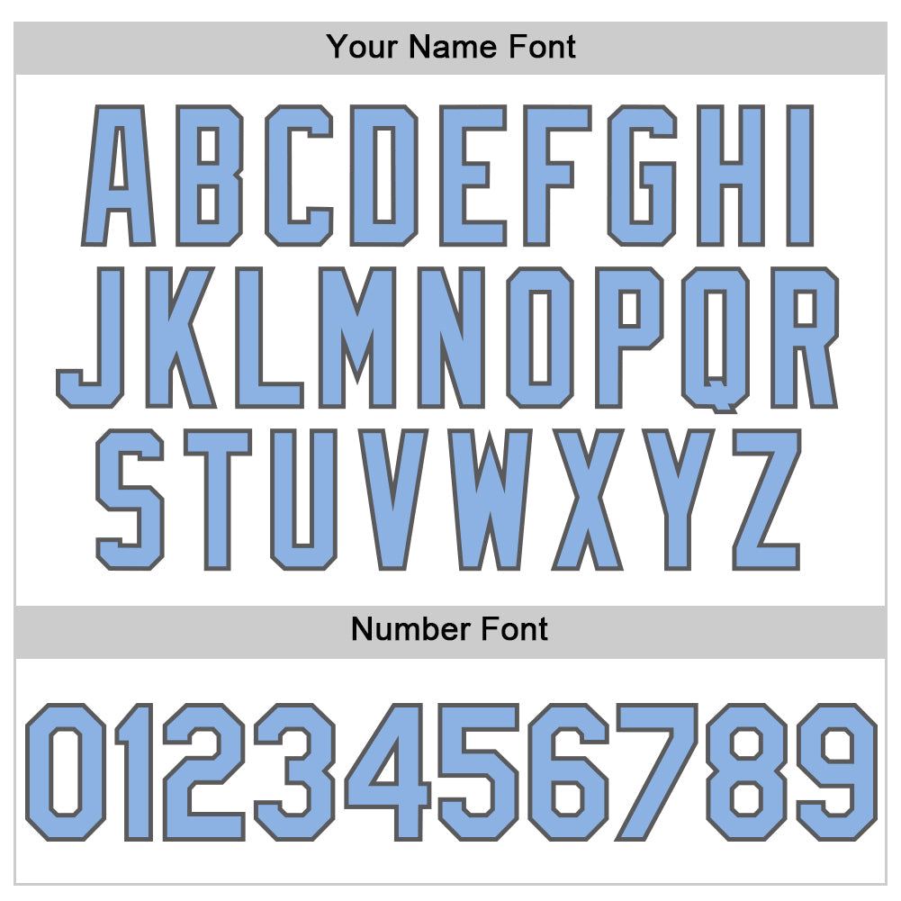 Custom White Light Blue Pinstripe Steel Gray Authentic Sleeveless Baseball Jersey - Sky-Custom