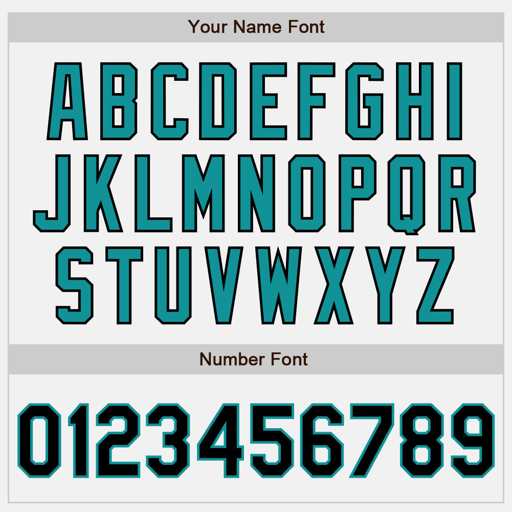 Custom White (Black Teal Pinstripe) Black-Teal Authentic Baseball Jersey - Sky-Custom