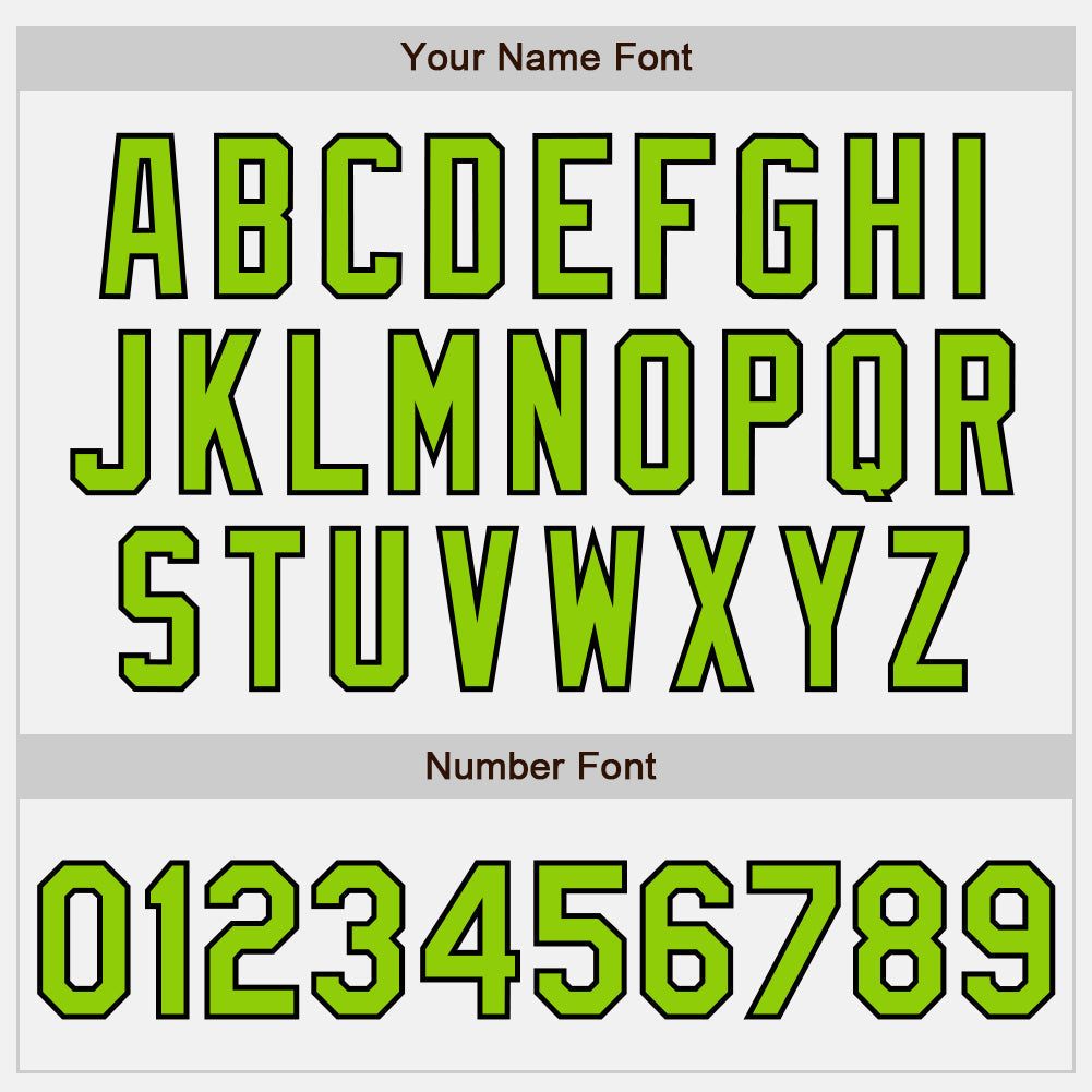 Custom White (Black Neon Green Pinstripe) Neon Green-Black Authentic Baseball Jersey - Sky-Custom