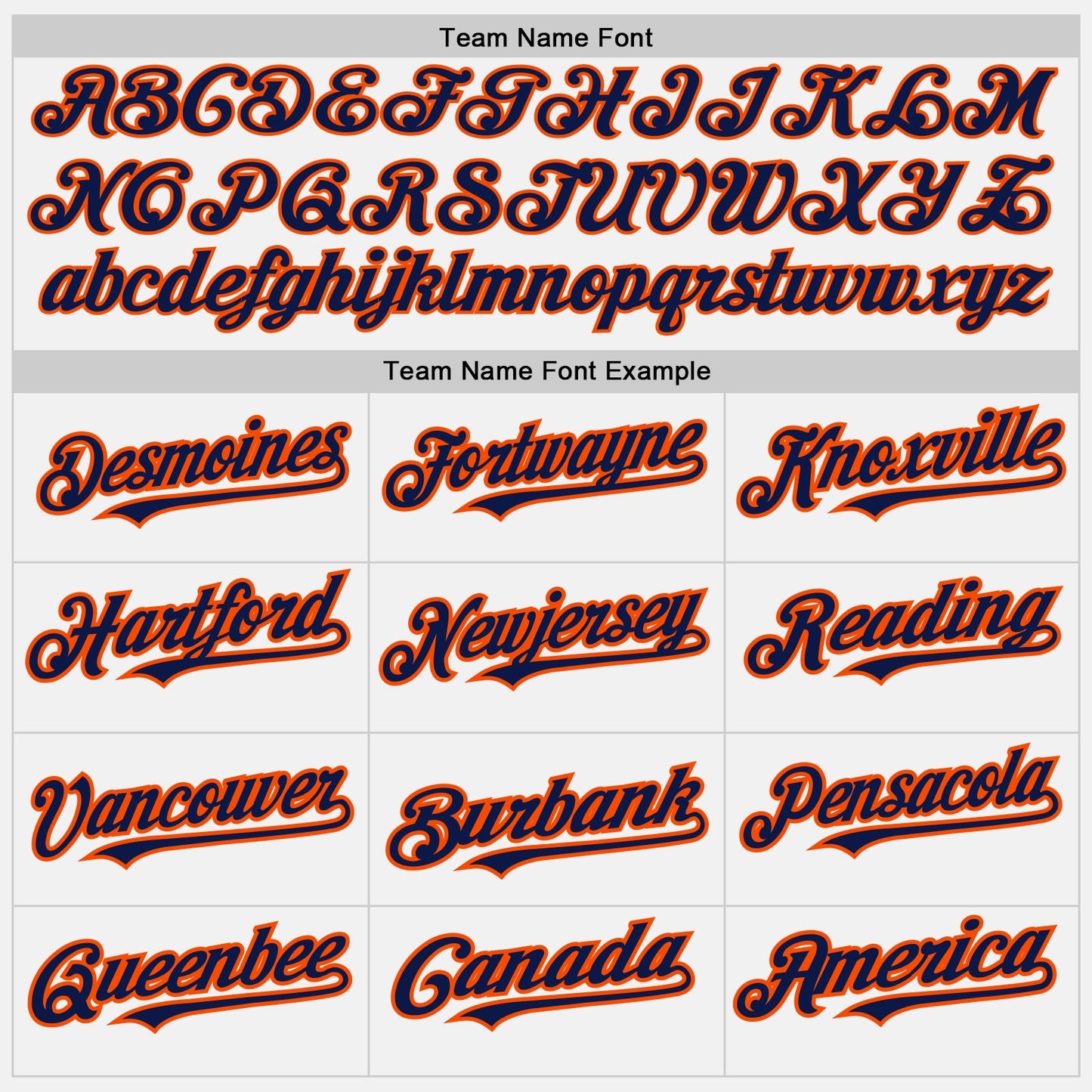 Custom White (Navy Orange Pinstripe) Navy-Orange Authentic Baseball Jersey - Sky-Custom