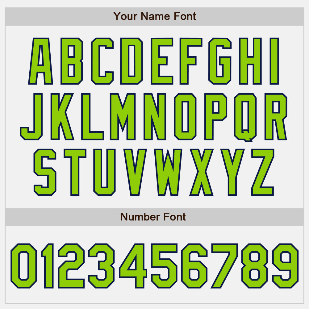 Custom White (Navy Neon Green Pinstripe) Neon Green-Navy Authentic Baseball Jersey - Sky-Custom