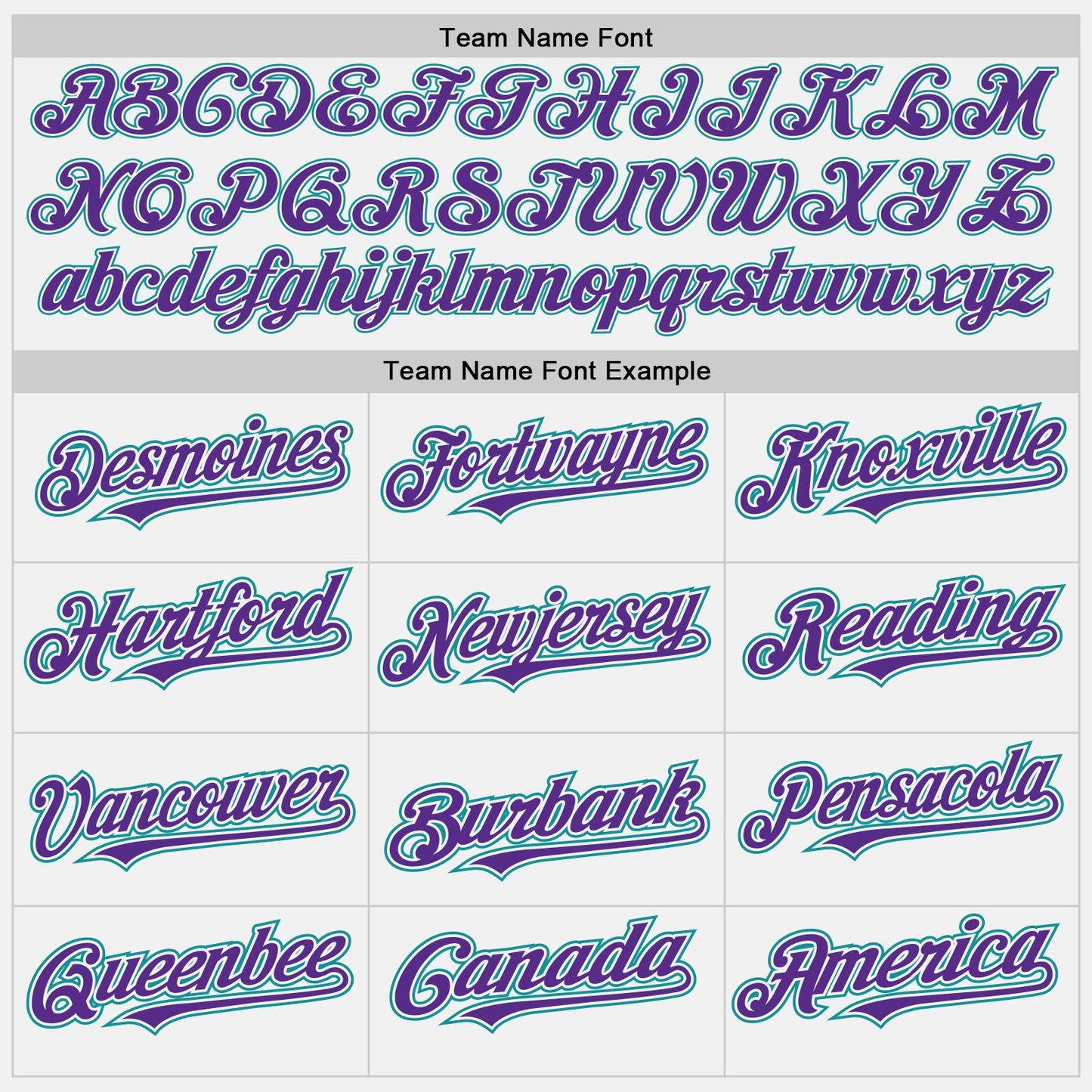 Custom White (Purple Teal Pinstripe) Purple-Teal Authentic Baseball Jersey - Sky-Custom