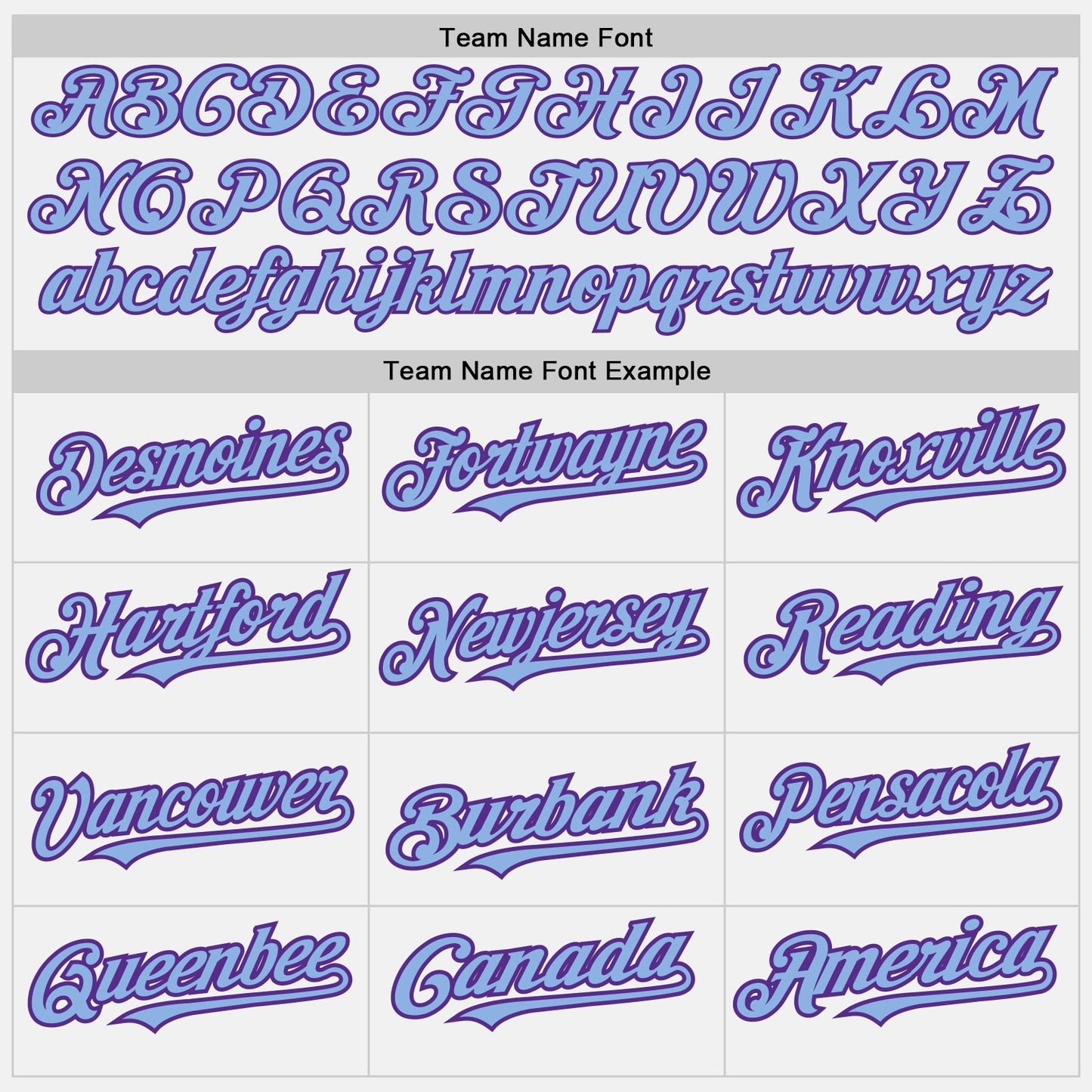 Custom White (Purple Light Blue Pinstripe) Purple-Light Blue Authentic Baseball Jersey - Sky-Custom