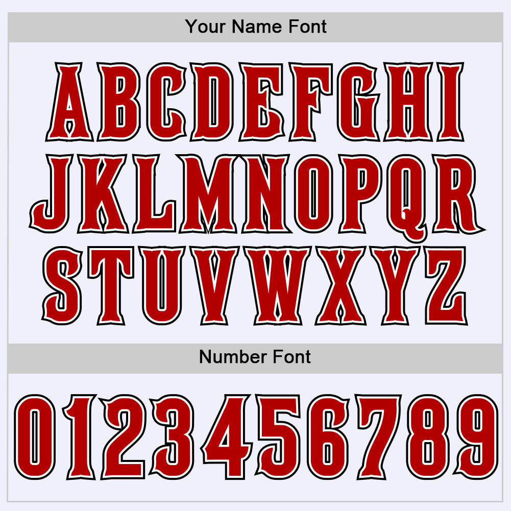 Custom White Red-Black Mesh Authentic Throwback Baseball Jersey - Sky-Custom