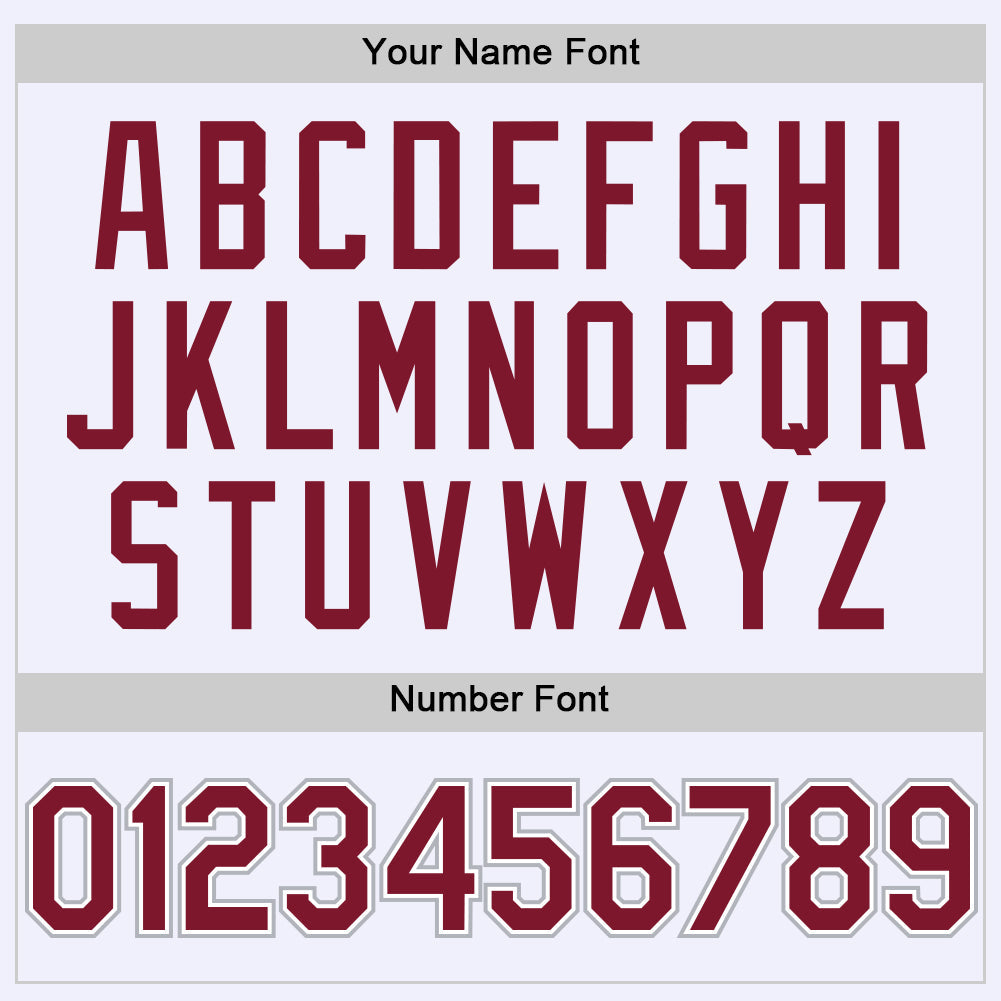 Custom White Crimson-Gray Mesh Authentic Throwback Baseball Jersey - Sky-Custom