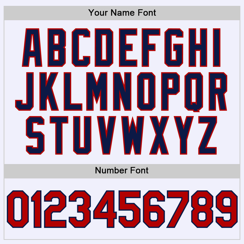 Custom White Red-Navy Mesh Authentic Throwback Baseball Jersey - Sky-Custom