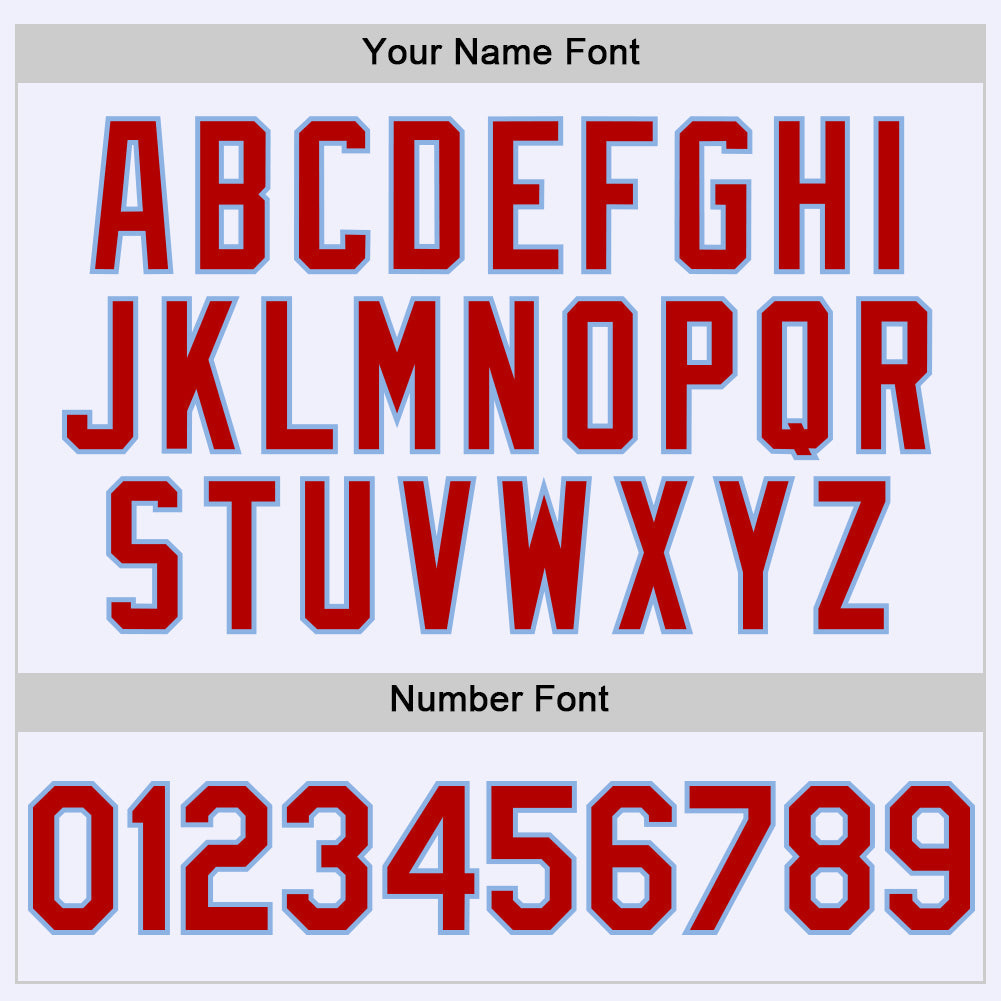 Custom White Red-Light Blue Mesh Authentic Throwback Baseball Jersey - Sky-Custom