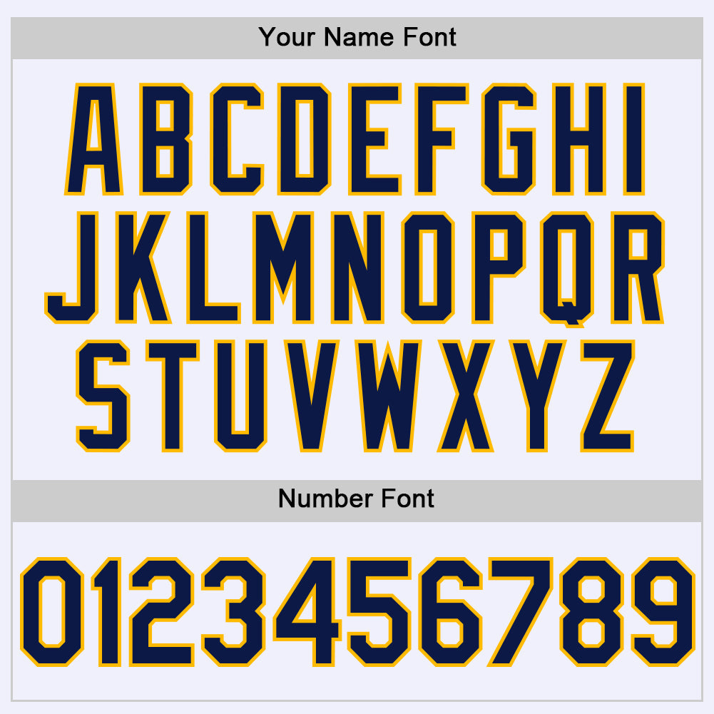 Custom White Navy-Gold Mesh Authentic Throwback Baseball Jersey - Sky-Custom