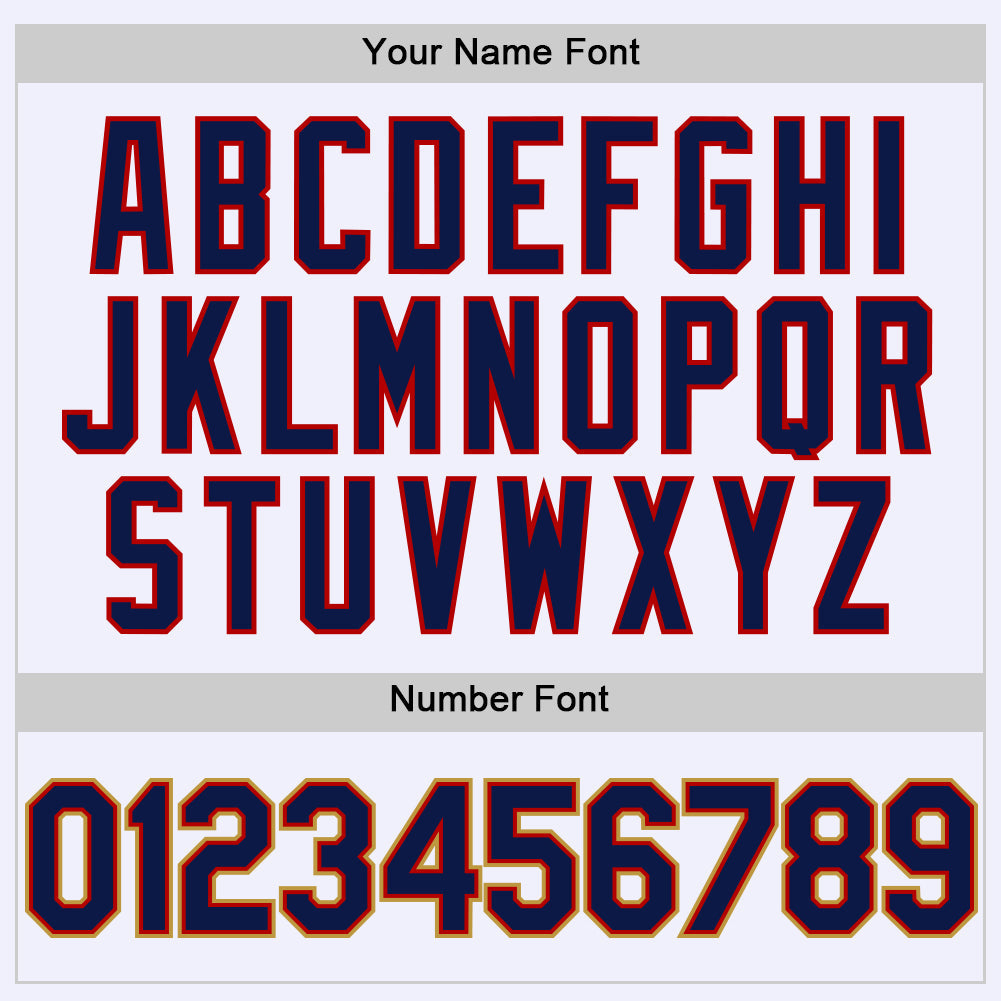 Custom White Navy Red-Old Gold Mesh Authentic Throwback Baseball Jersey - Sky-Custom