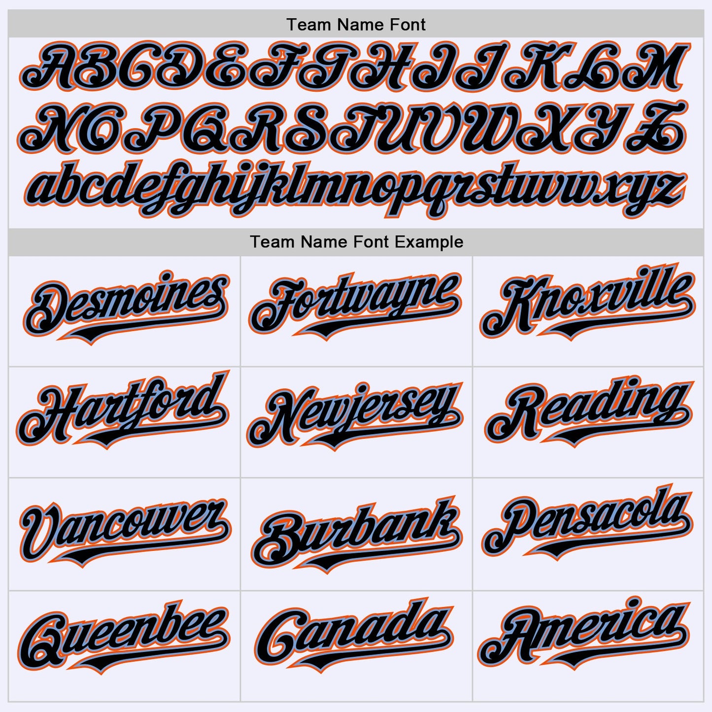Custom White Black Powder Blue-Orange Mesh Authentic Throwback Baseball Jersey - Sky-Custom