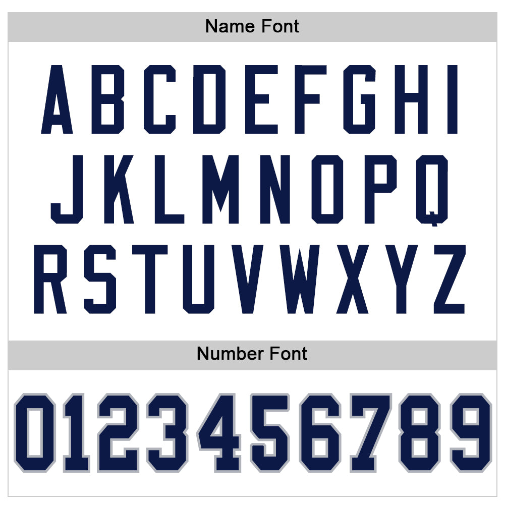 Custom White Navy-Gray Mesh Authentic Throwback Football Jersey - Sky-Custom