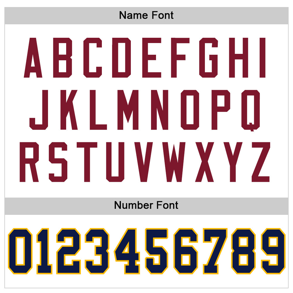 Custom White Navy Gold-Maroon Mesh Authentic Throwback Football Jersey - Sky-Custom