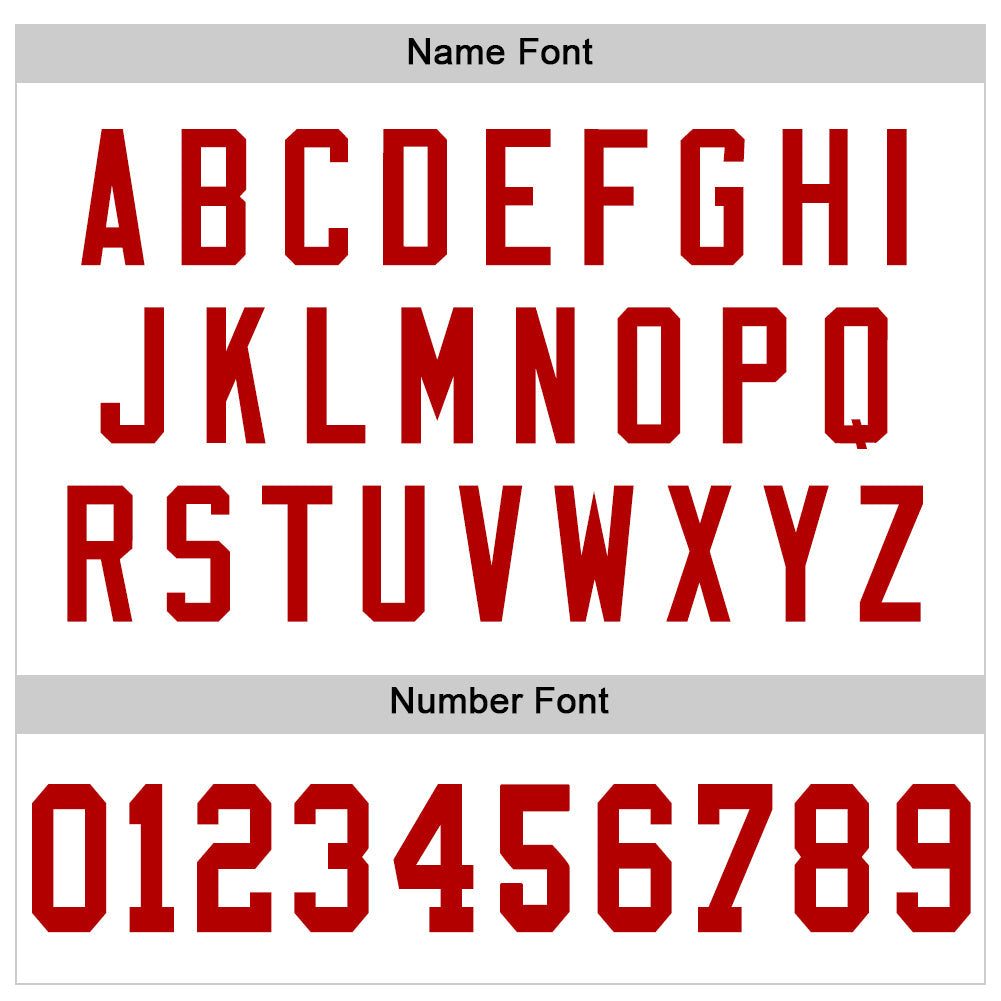 Custom White Red Mesh Authentic Throwback Football Jersey - Sky-Custom