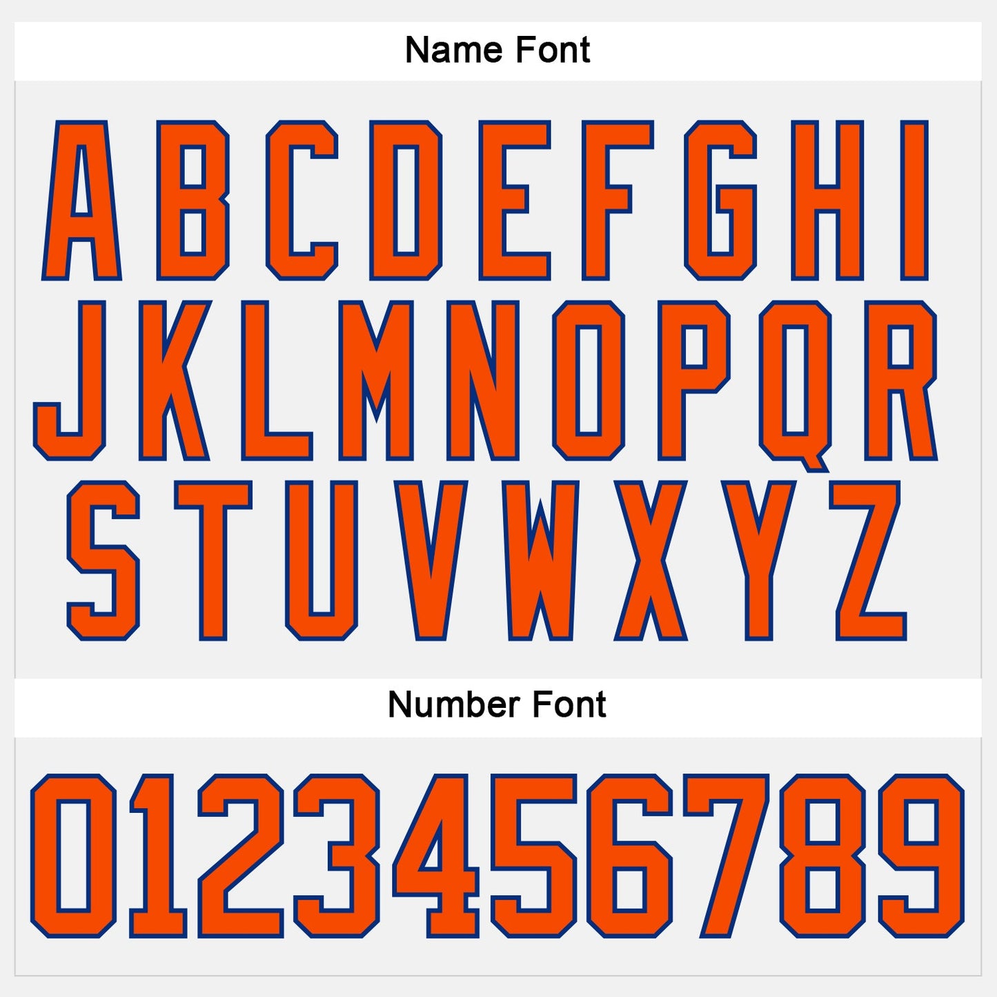 Custom White Orange-Royal Hockey Lace Neck Jersey - Sky-Custom