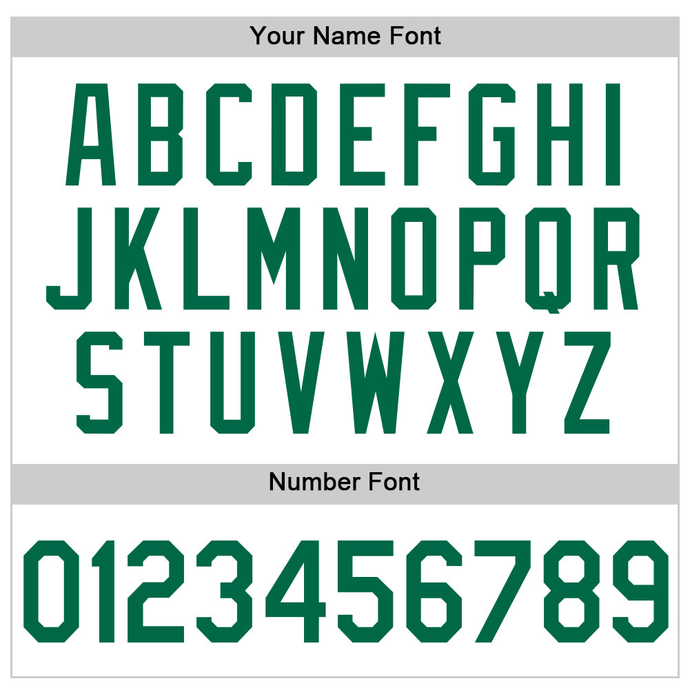 Custom White Kelly Green Authentic Throwback Baseball Jersey - Sky-Custom