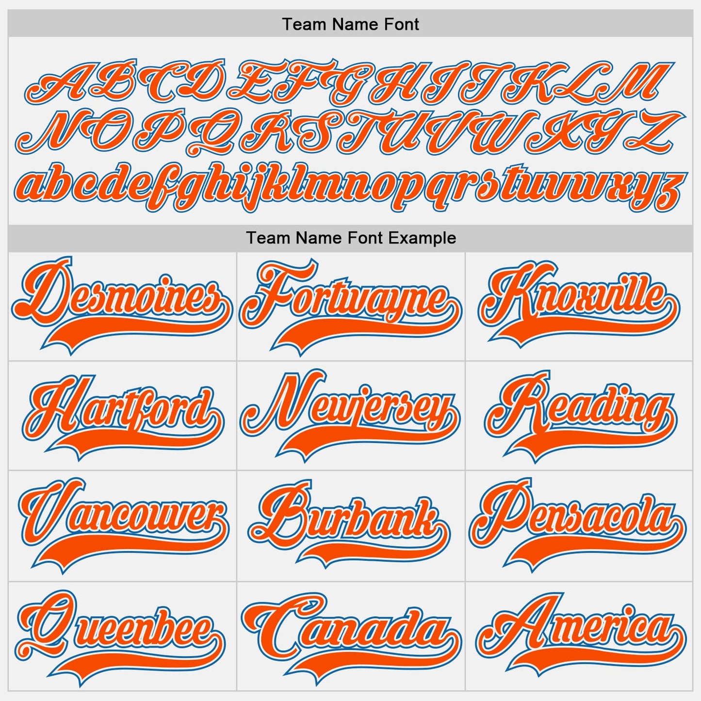 Custom White Orange-Blue Hockey Jersey - Sky-Custom
