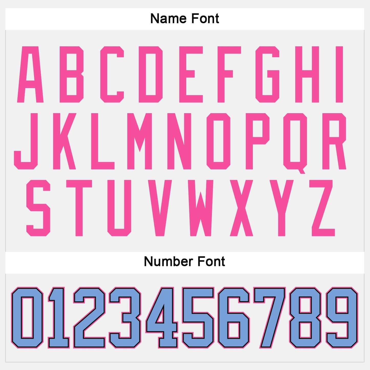 Custom White Light Blue Black-Pink Hockey Jersey - Sky-Custom
