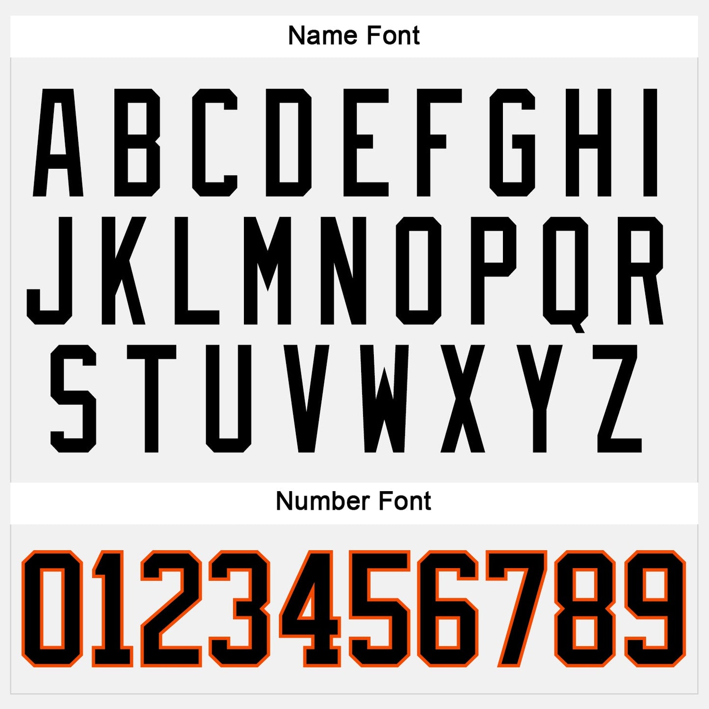 Custom White Black-Orange Hockey Jersey - Sky-Custom