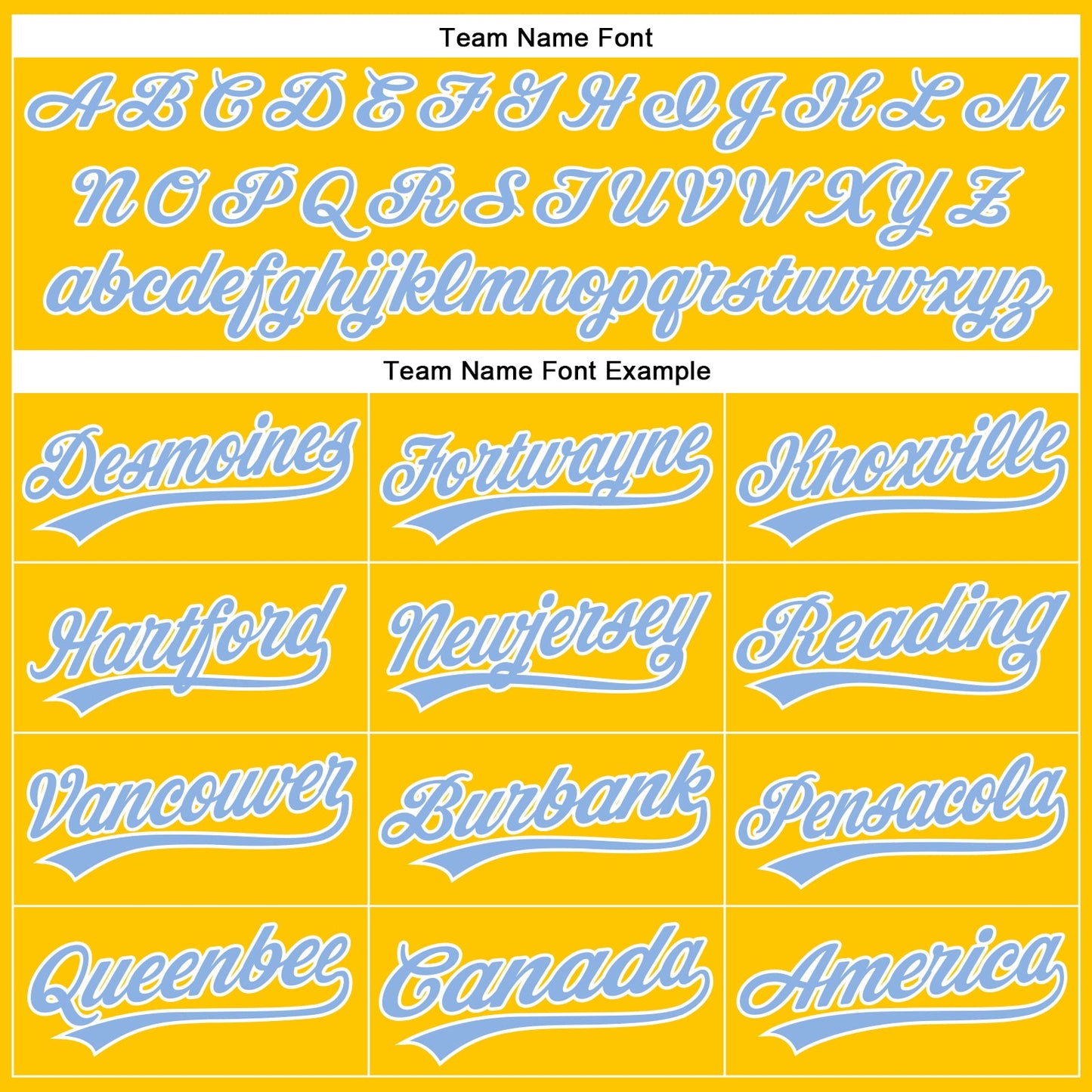 Custom Yellow Light Blue-White Authentic Baseball Jersey - Sky-Custom