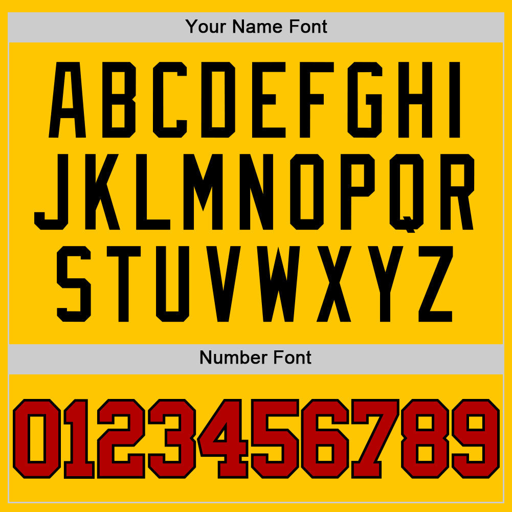 Custom Yellow Red-Black Authentic Basketball Jersey - Sky-Custom