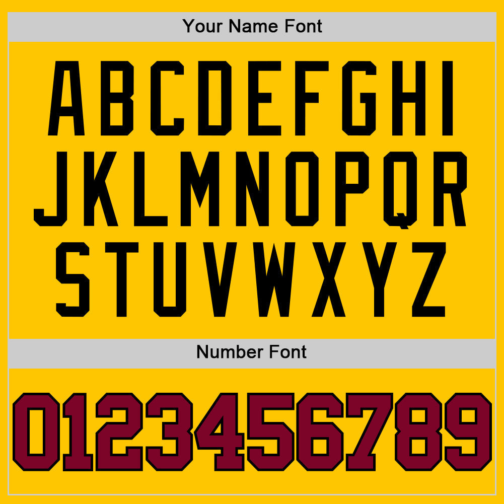 Custom Yellow Maroon-Black Authentic Basketball Jersey - Sky-Custom