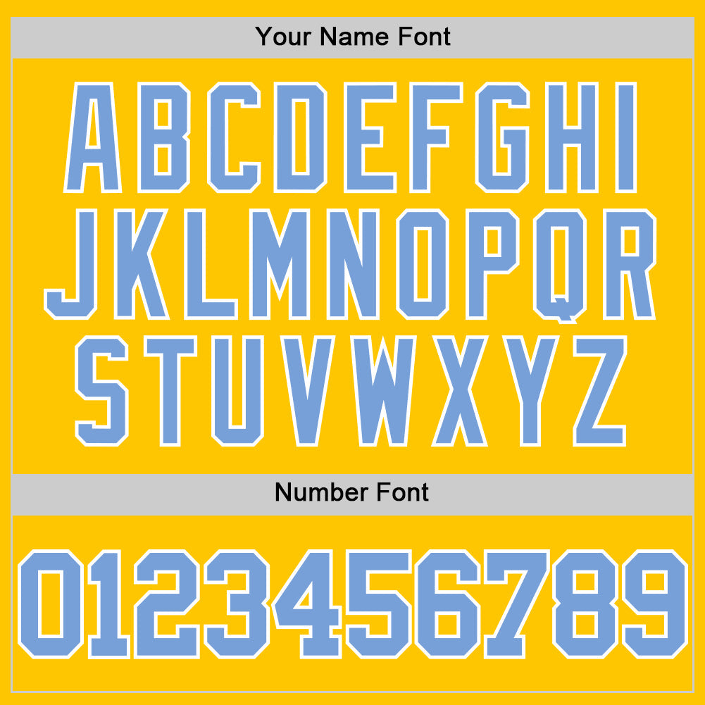 Custom Yellow Light Blue-White Authentic Basketball Jersey - Sky-Custom