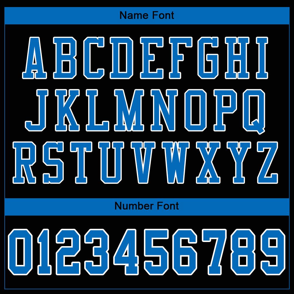 Custom Black Panther Blue-White Mesh Authentic Football Jersey - Sky-Custom