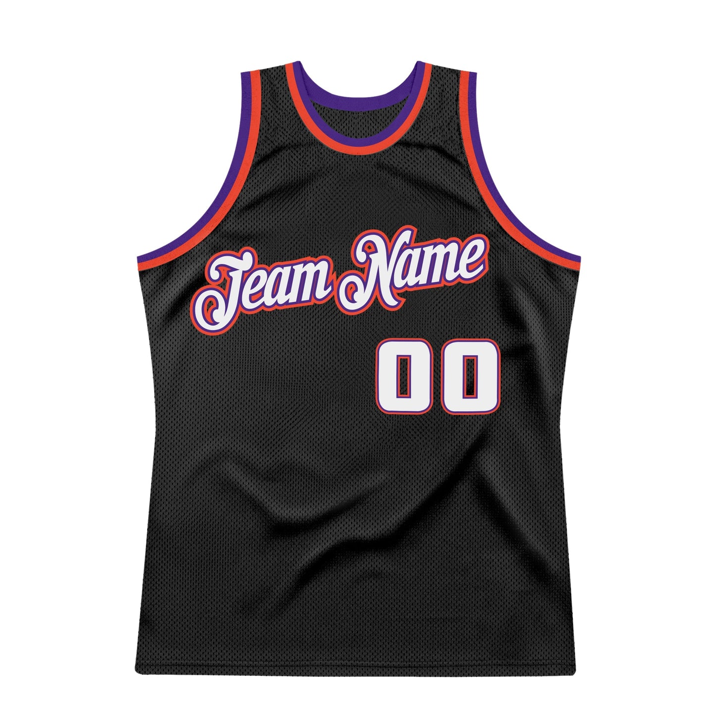 Custom Black White-Purple Authentic Throwback Basketball Jersey - Sky-Custom