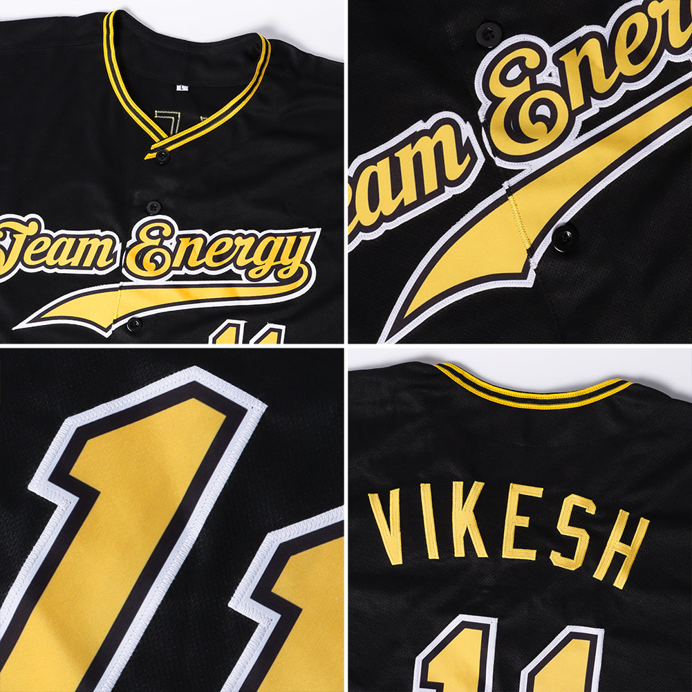 Custom Black Crimson-City Cream Authentic Baseball Jersey - Sky-Custom