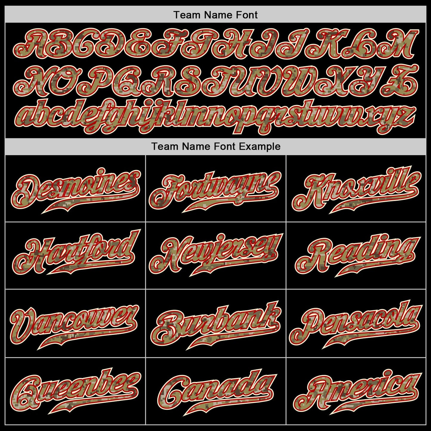 Custom Black Camo-Red Authentic Baseball Jersey - Sky-Custom