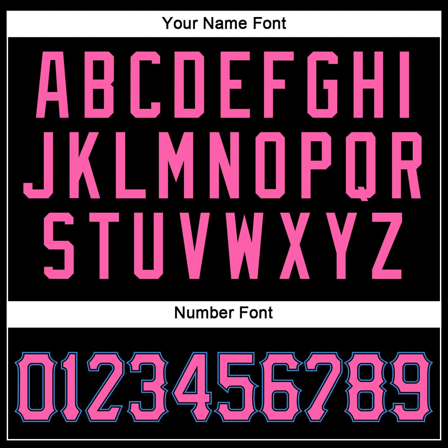 Custom Black Pink-Powder Blue Mesh Authentic Throwback Football Jersey - Sky-Custom