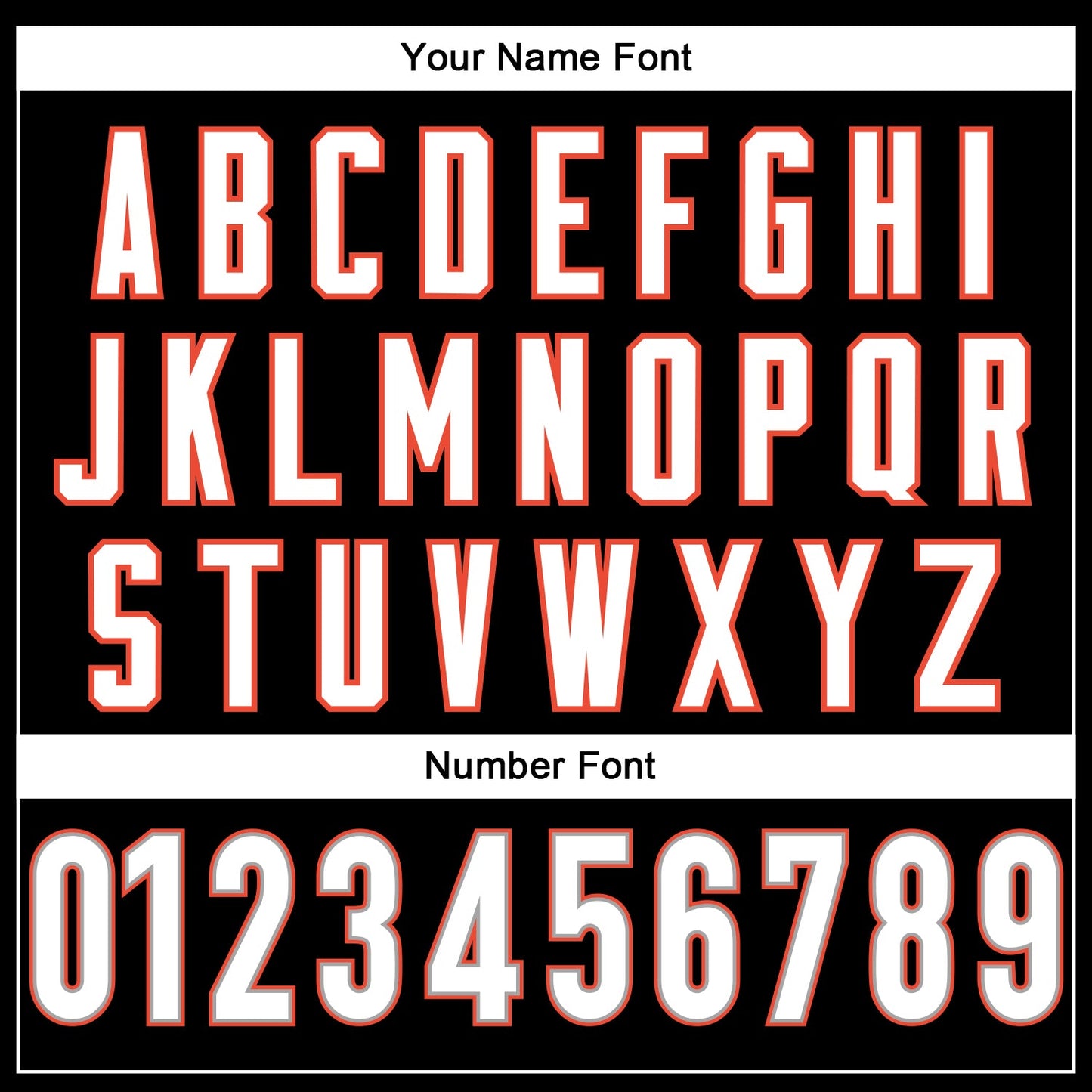 Custom Black White-Orange Mesh Authentic Throwback Football Jersey - Sky-Custom