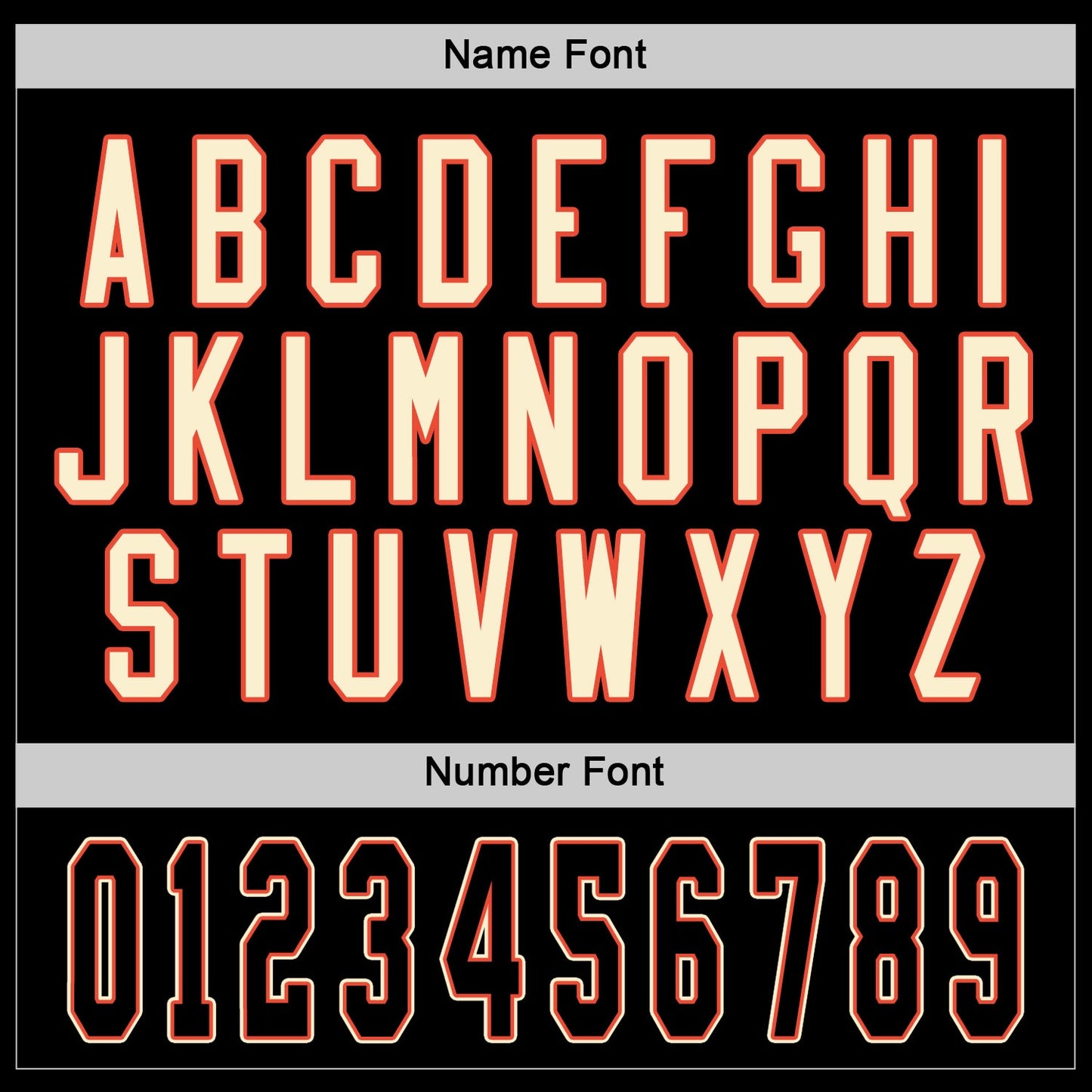 Custom Black Black-Orange Hockey Jersey - Sky-Custom