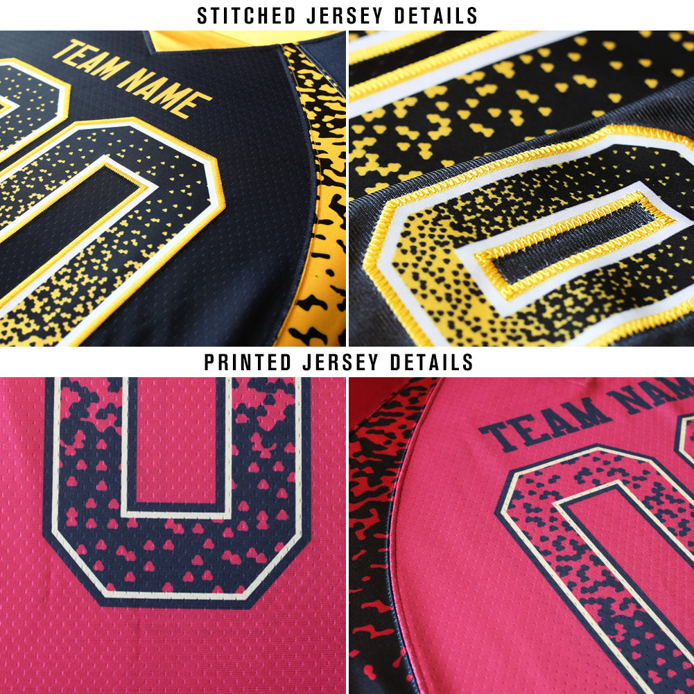 Custom Royal Red-White Mesh Drift Fashion Football Jersey - Sky-Custom