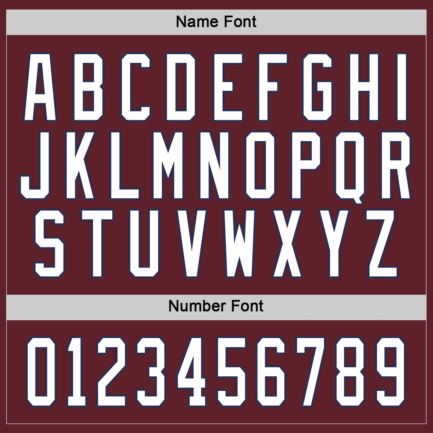 Custom Burgundy White-Navy Hockey Jersey - Sky-Custom