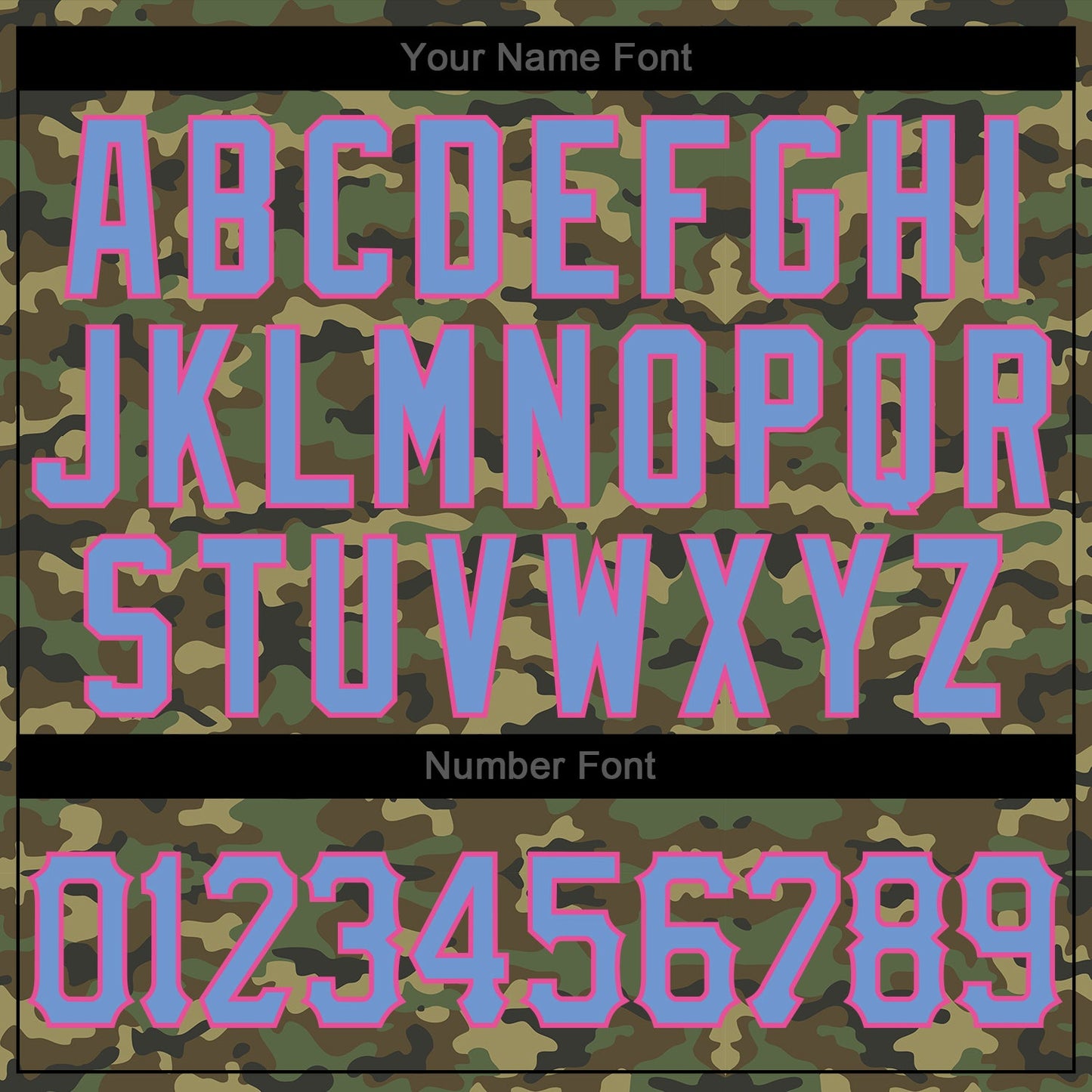 Custom Camo Light Blue-Pink Authentic Salute To Service Baseball Jersey - Sky-Custom
