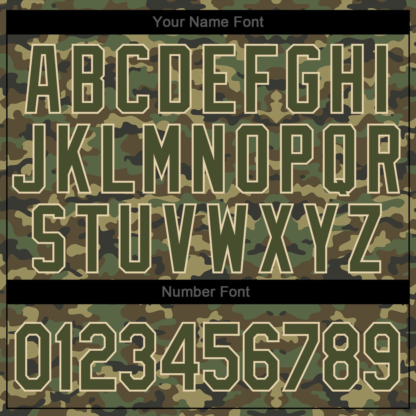 Custom Camo Olive-Cream Authentic Salute To Service Baseball Jersey - Sky-Custom