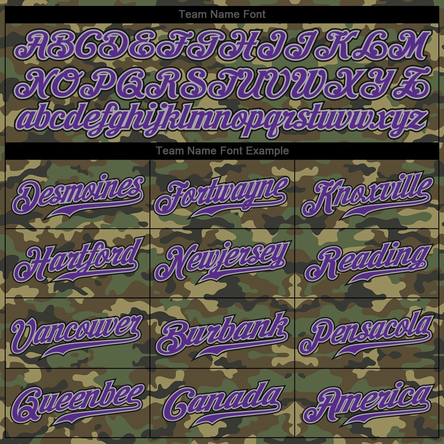 Custom Camo Purple-Black Authentic Salute To Service Baseball Jersey - Sky-Custom