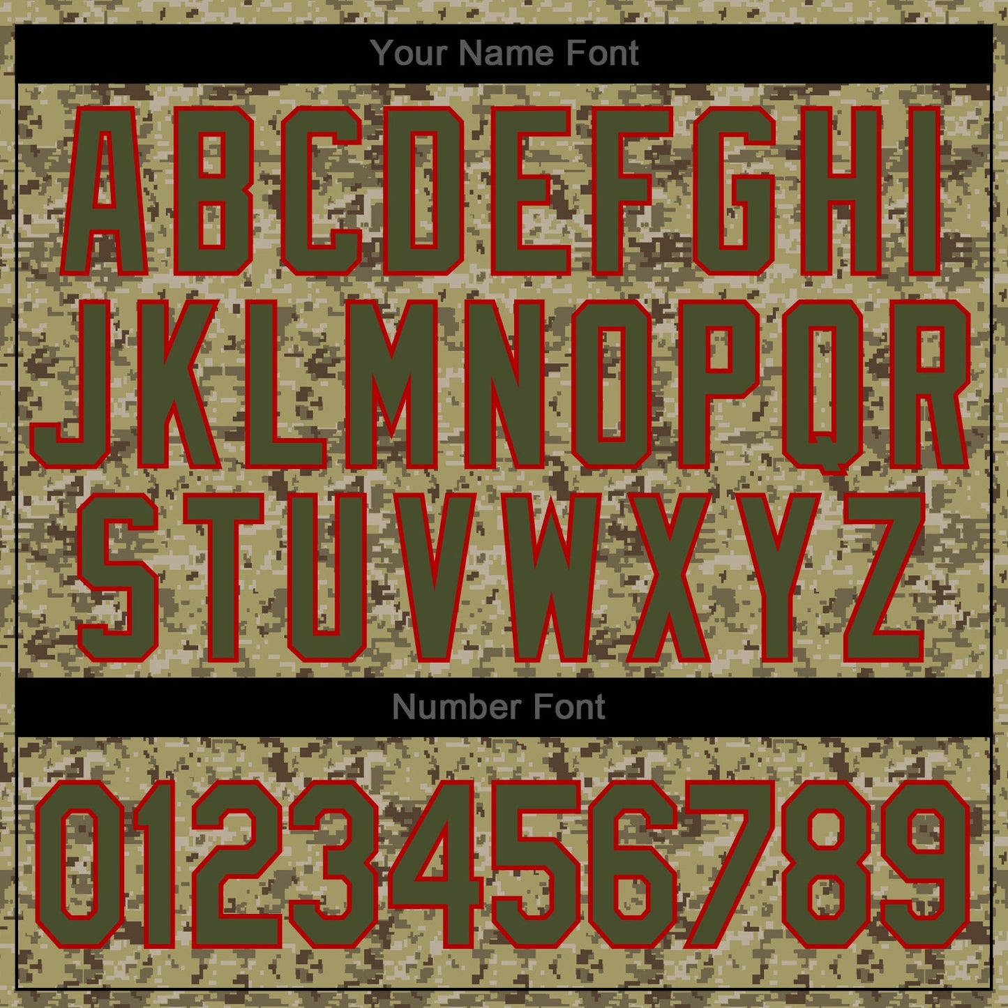 Custom Camo Olive-Red Authentic Salute To Service Baseball Jersey - Sky-Custom