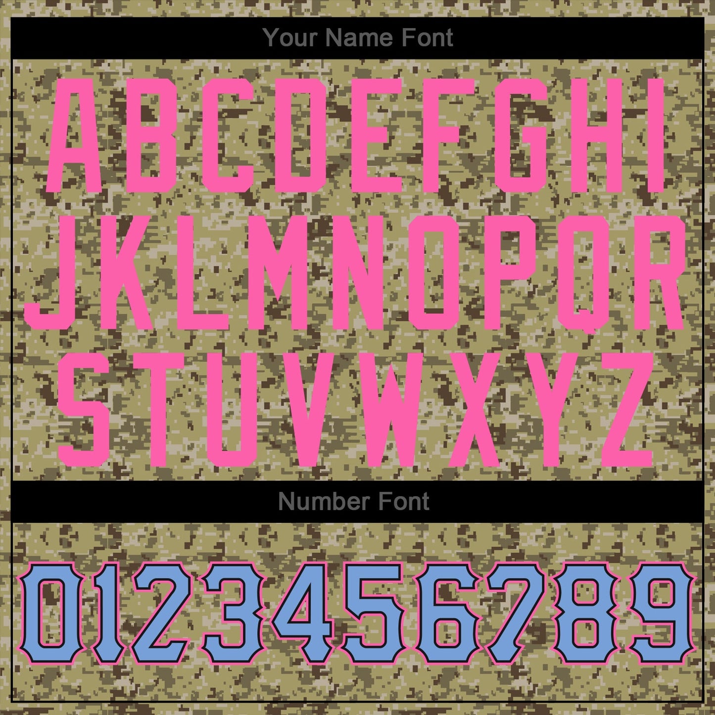 Custom Camo Light Blue-Pink Authentic Salute To Service Baseball Jersey - Sky-Custom