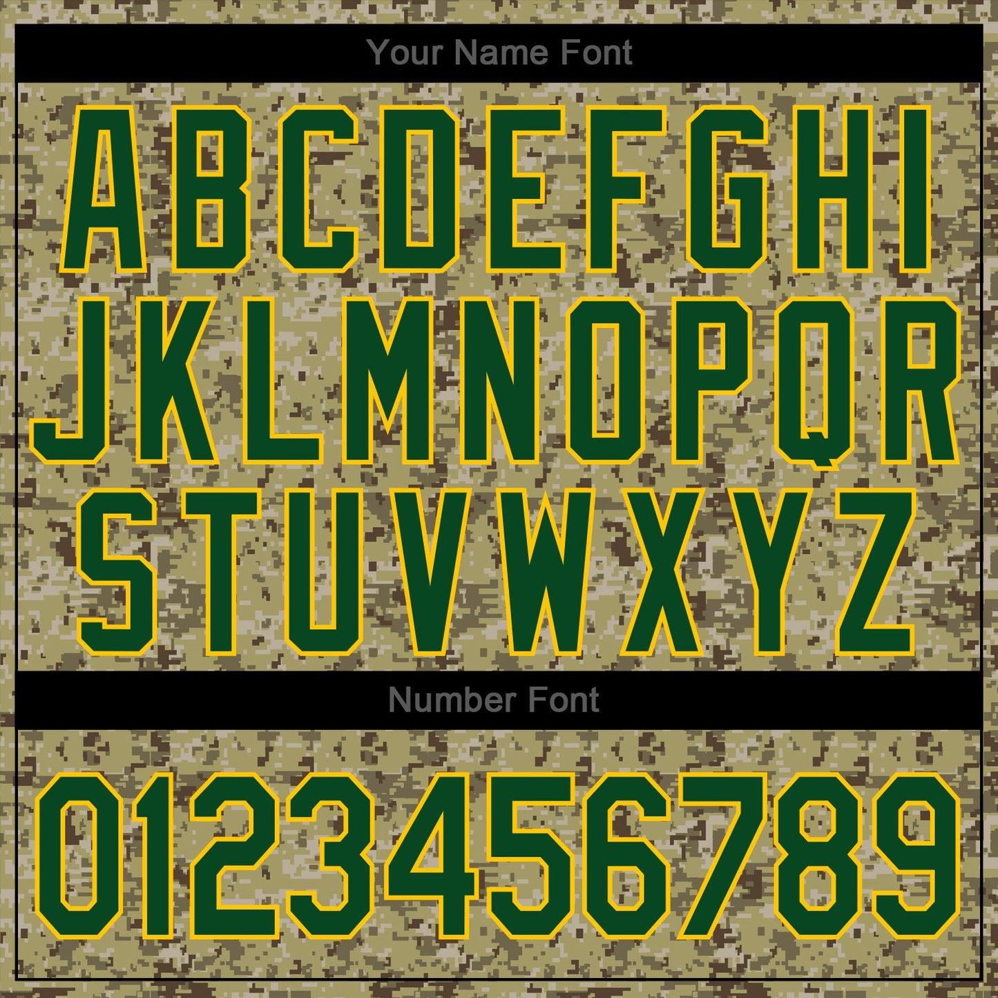 Custom Camo Green-Gold Authentic Salute To Service Baseball Jersey - Sky-Custom