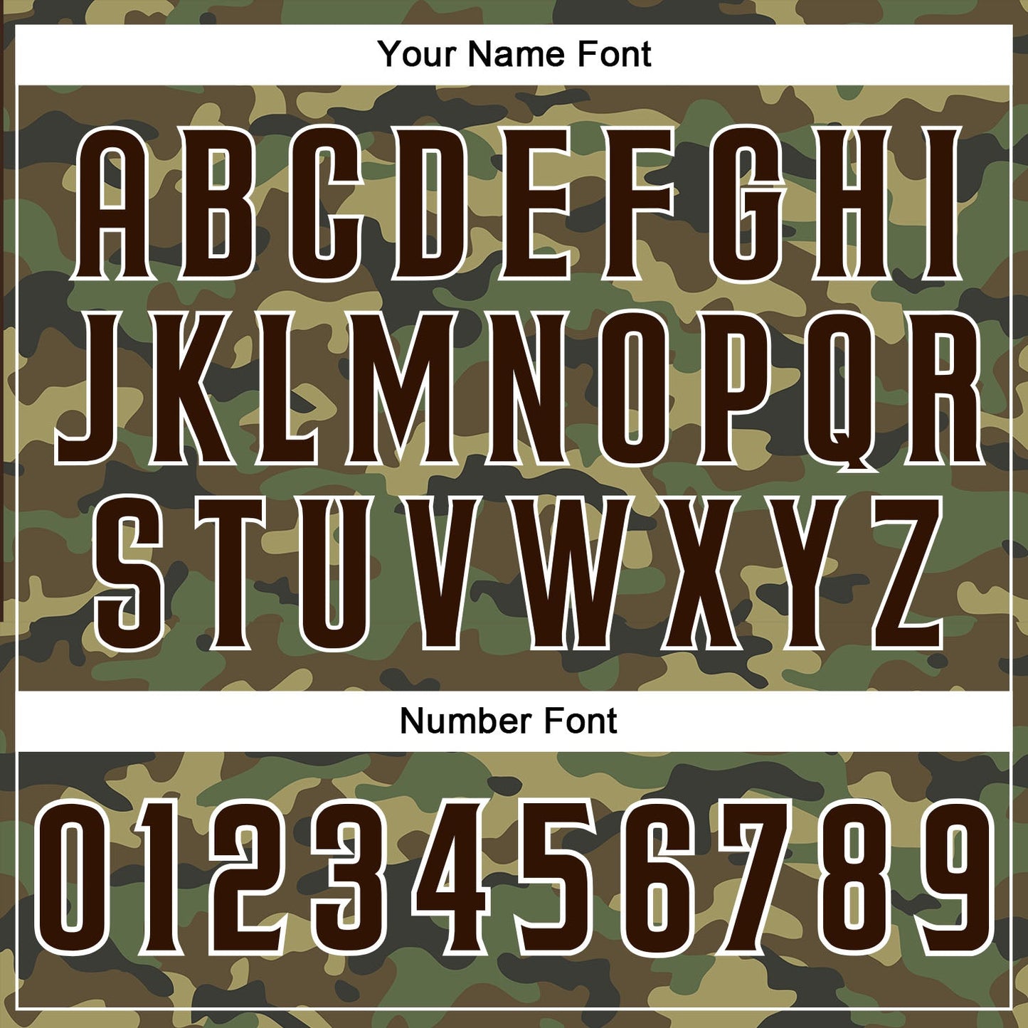 Custom Camo Brown-White Authentic Salute To Service Baseball Jersey - Sky-Custom