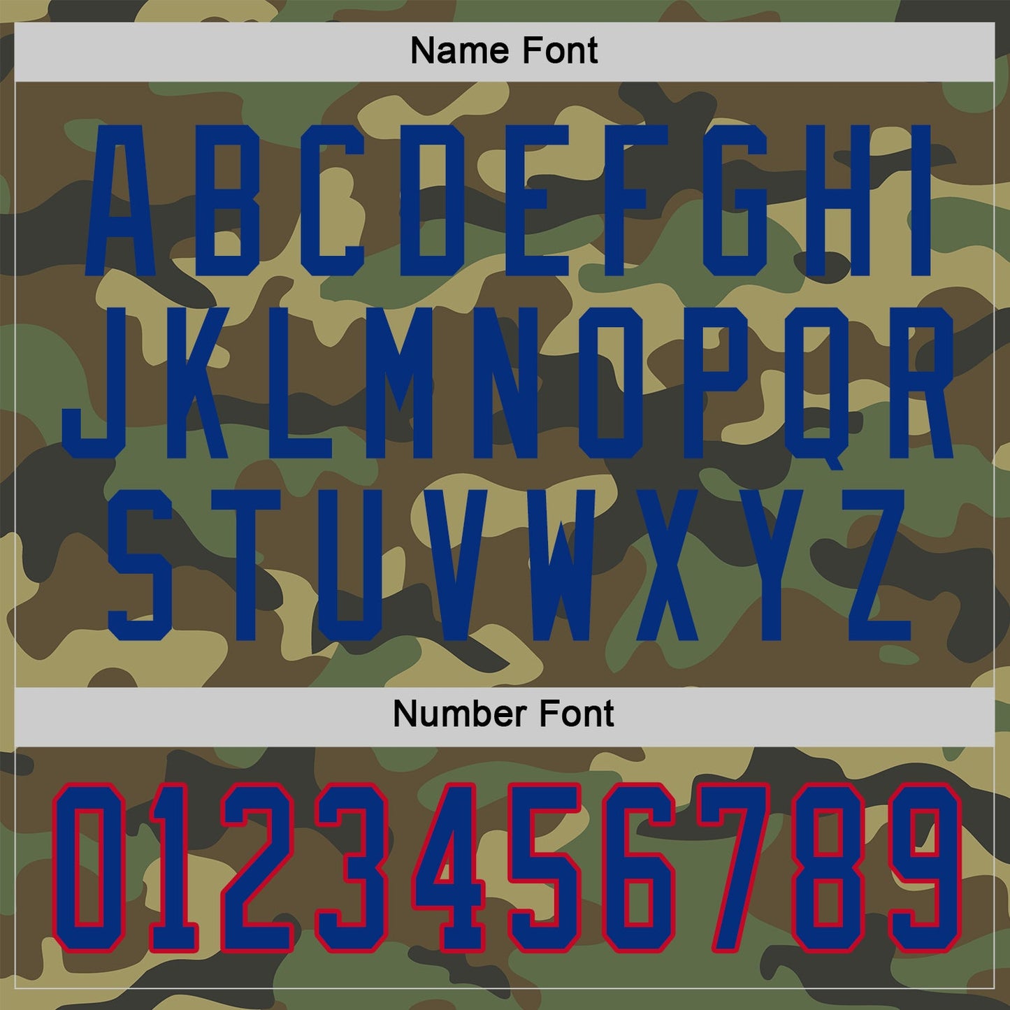 Custom Camo Royal-Red Salute To Service Hockey Jersey - Sky-Custom