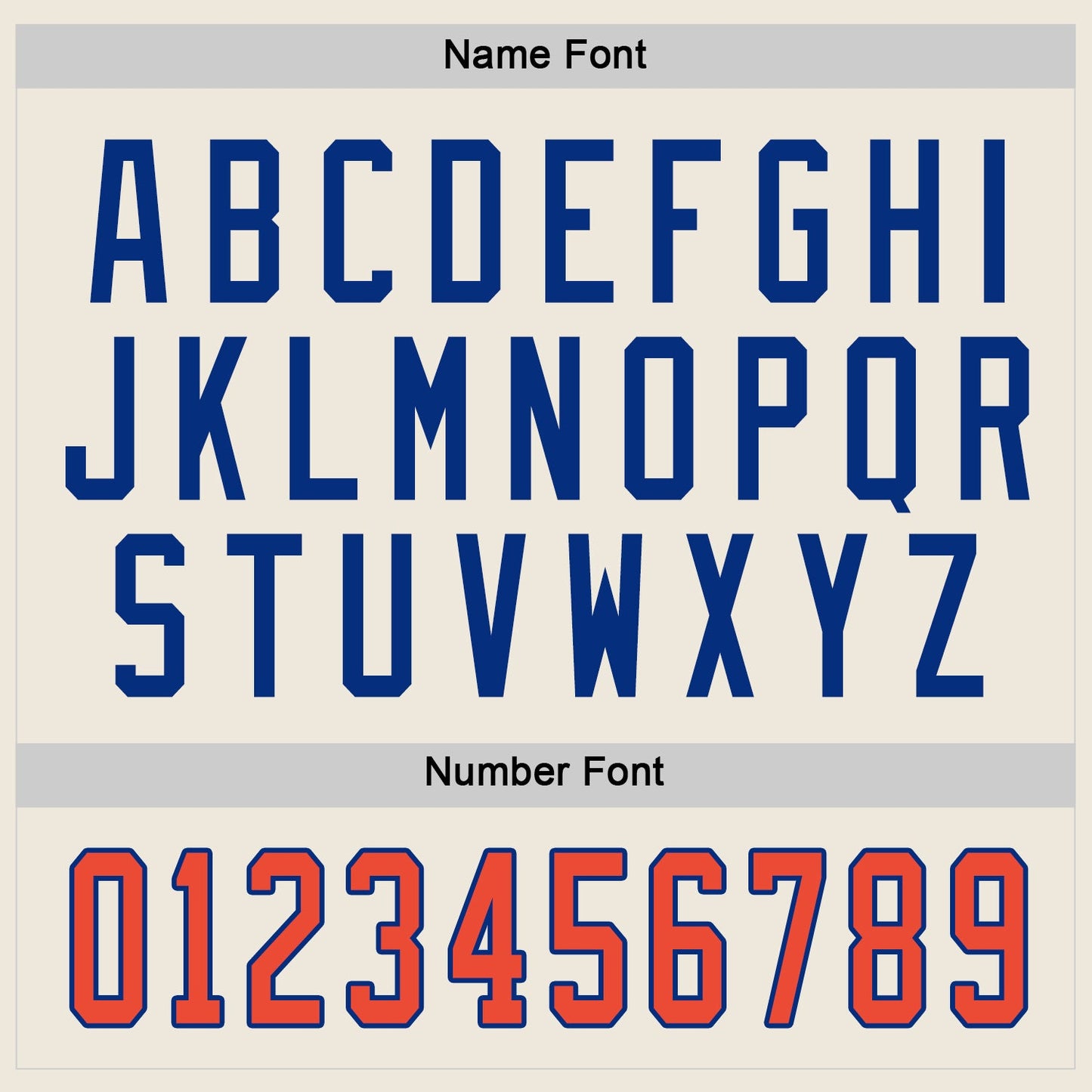 Custom Cream Orange-Royal Hockey Jersey - Sky-Custom