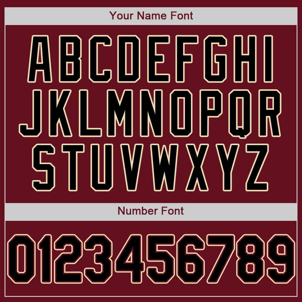 Custom Crimson Black-City Cream Authentic Baseball Jersey - Sky-Custom
