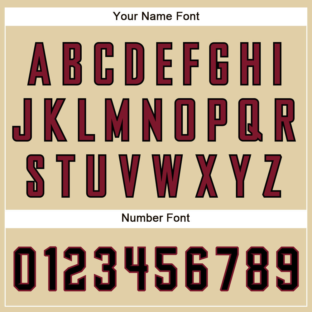 Custom Sand Crimson-Black Authentic Baseball Jersey - Sky-Custom