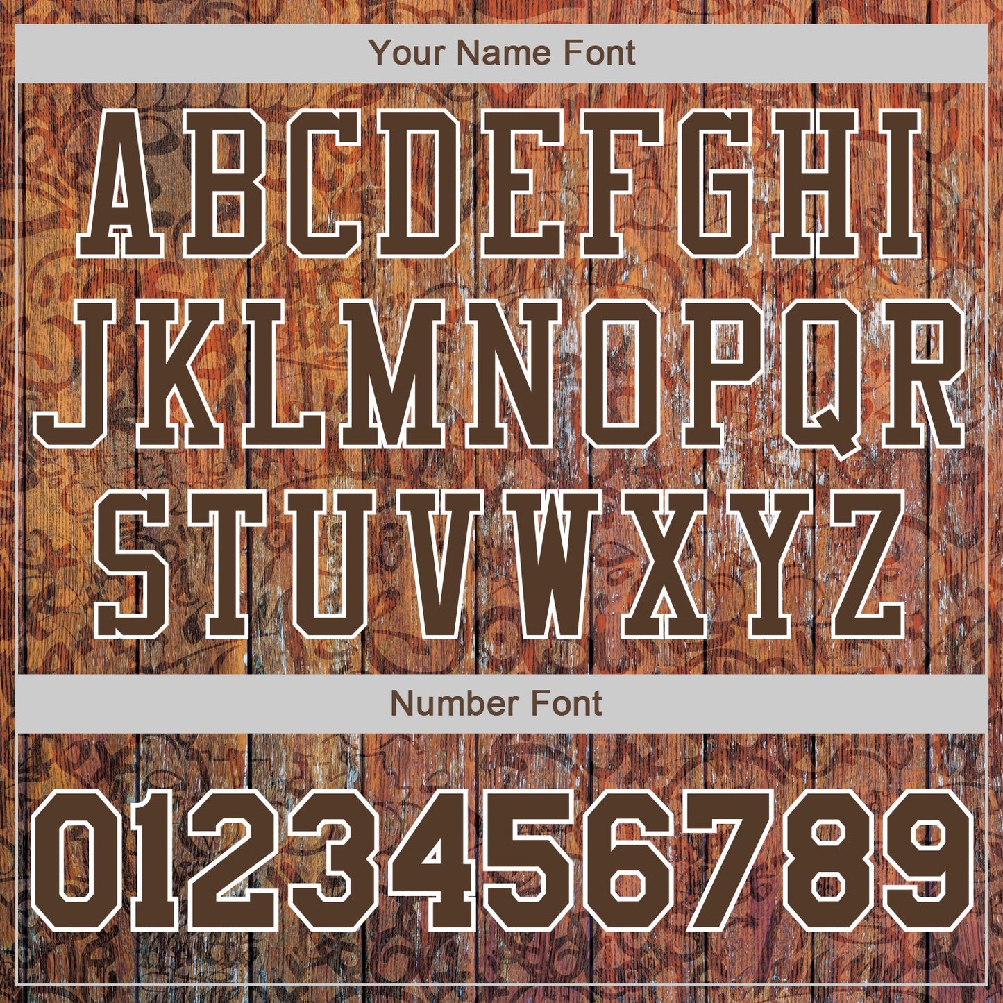 Custom Graffiti Pattern Brown-White 3D Wood Authentic Baseball Jersey - Sky-Custom