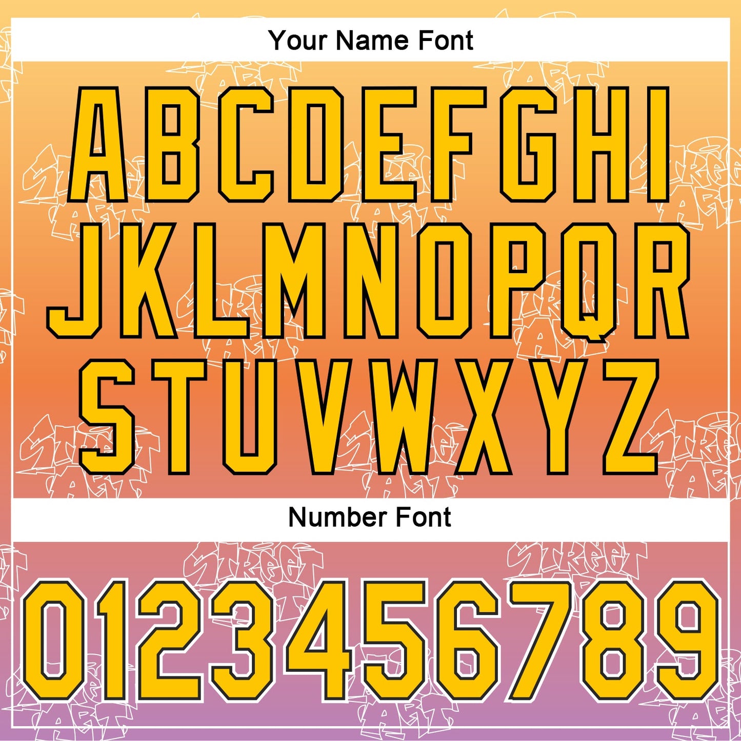 Custom Graffiti Pattern Gold-Black 3D Authentic Baseball Jersey - Sky-Custom