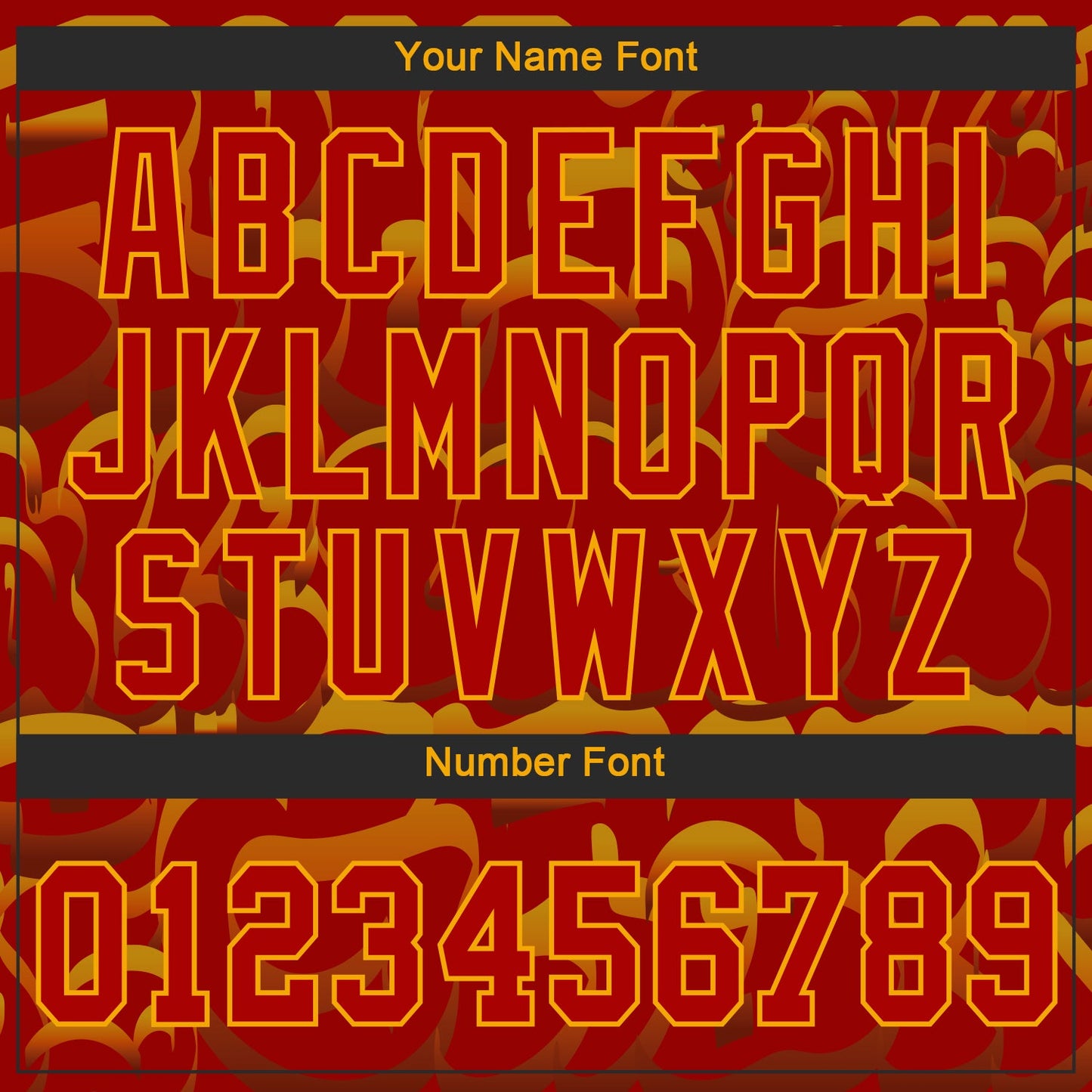 Custom Graffiti Pattern Red-Gold 3D Pattern Design Authentic Baseball Jersey - Sky-Custom