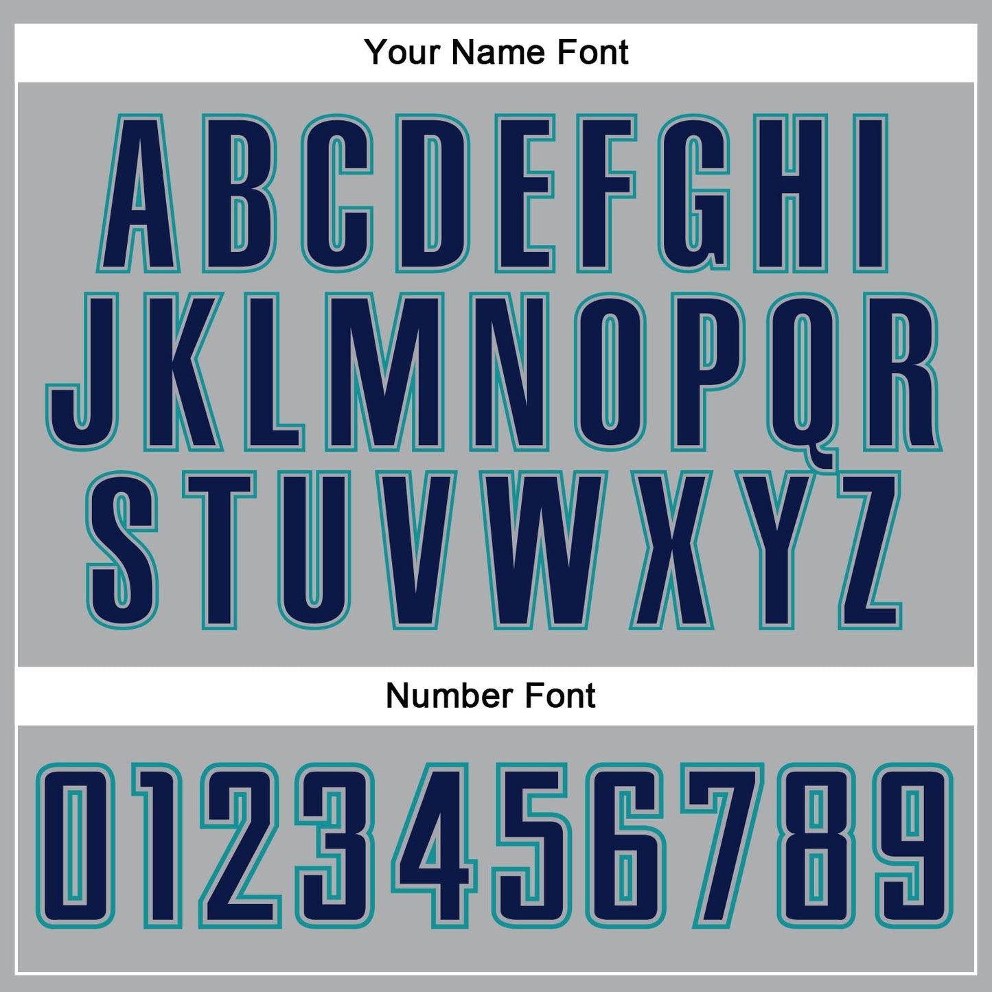 Custom Gray Navy-Teal Authentic Baseball Jersey - Sky-Custom